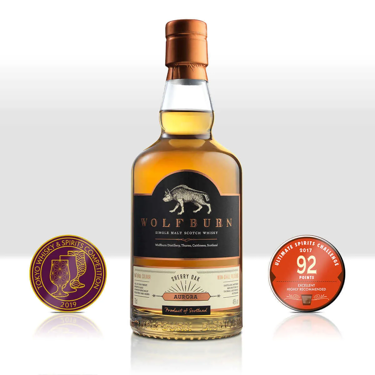 Wolfburn Aurora Single Malt Whisky 0,7l Sherryfass