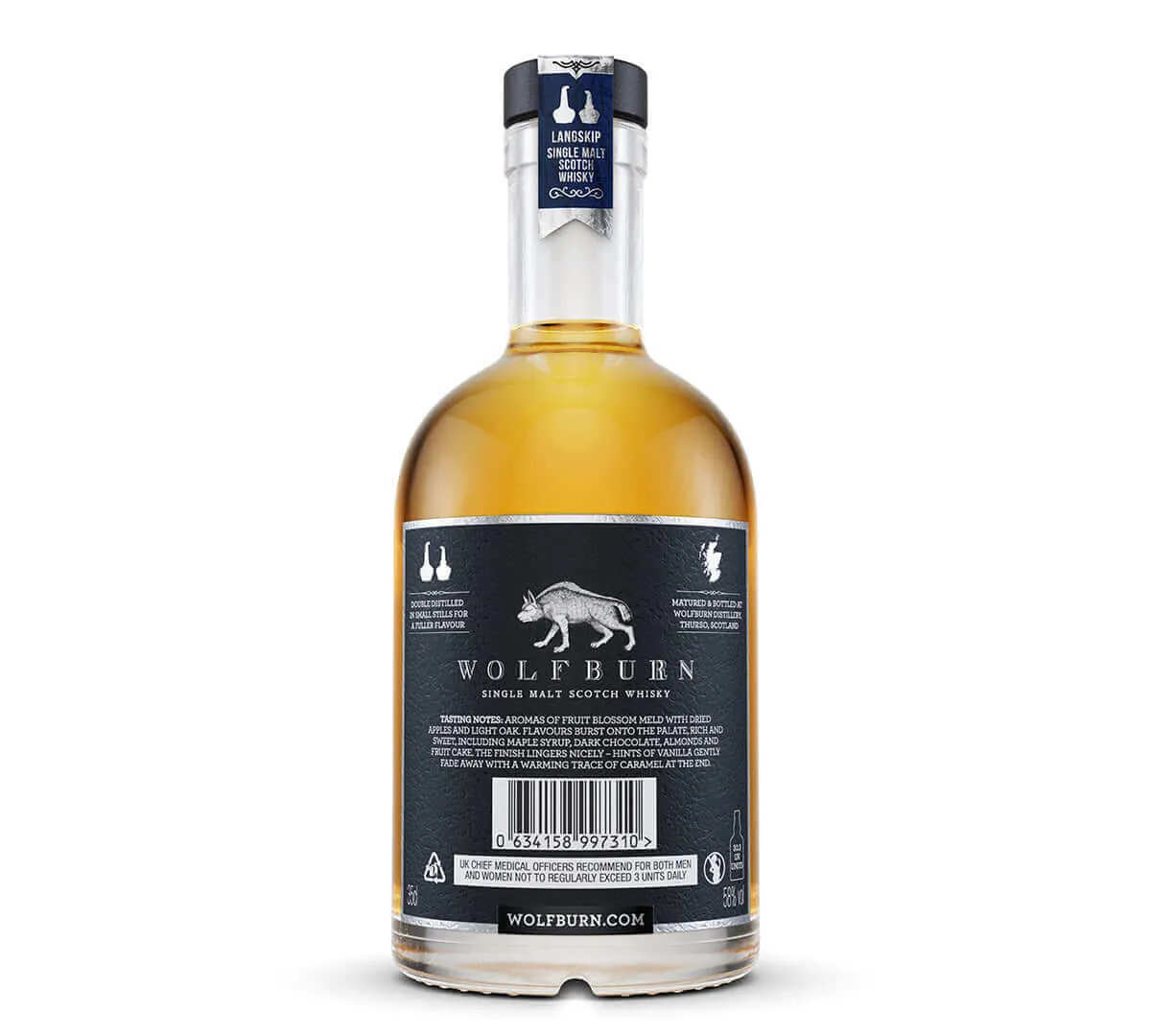 Wolfburn Langskip Single Malt Whisky 35cl Bourbon 58% vol.
