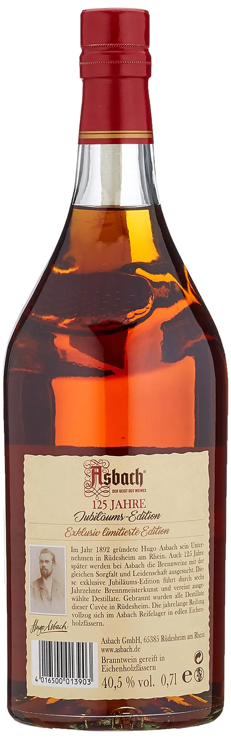 Asbach Jubiläums-Edition 125 Jahre Weinbrand 0,7l mild