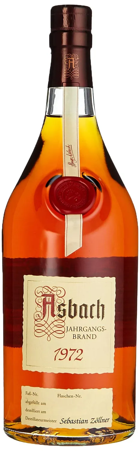 Asbach Jahrgangsbrand 1972 Weinbrand 0,7l Holzkiste