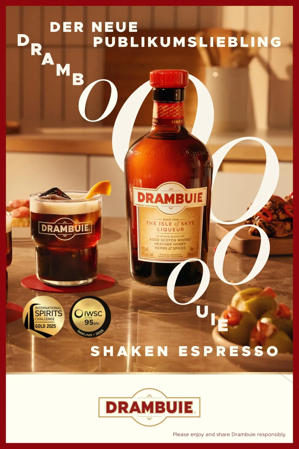 Drambuie Whisky Likör 0,7 l 40% mit Heidehonig