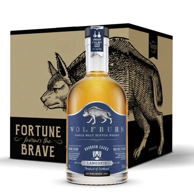 Wolfburn Langskip Single Malt Whisky 6x35cl 58% Bourbon