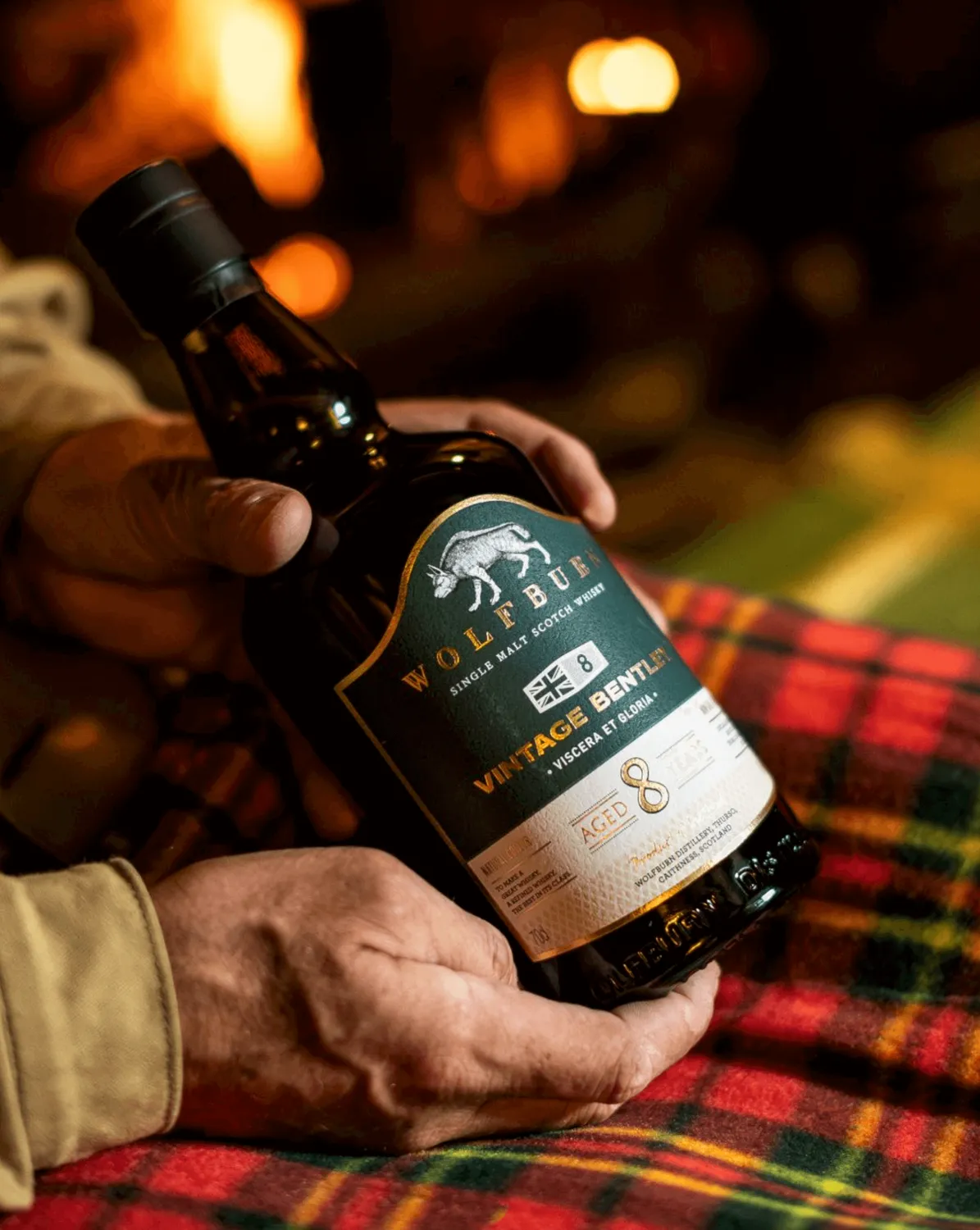 Wolfburn Vintage Bentley 8 Single Malt Whisky 0,7l Bourbonfass