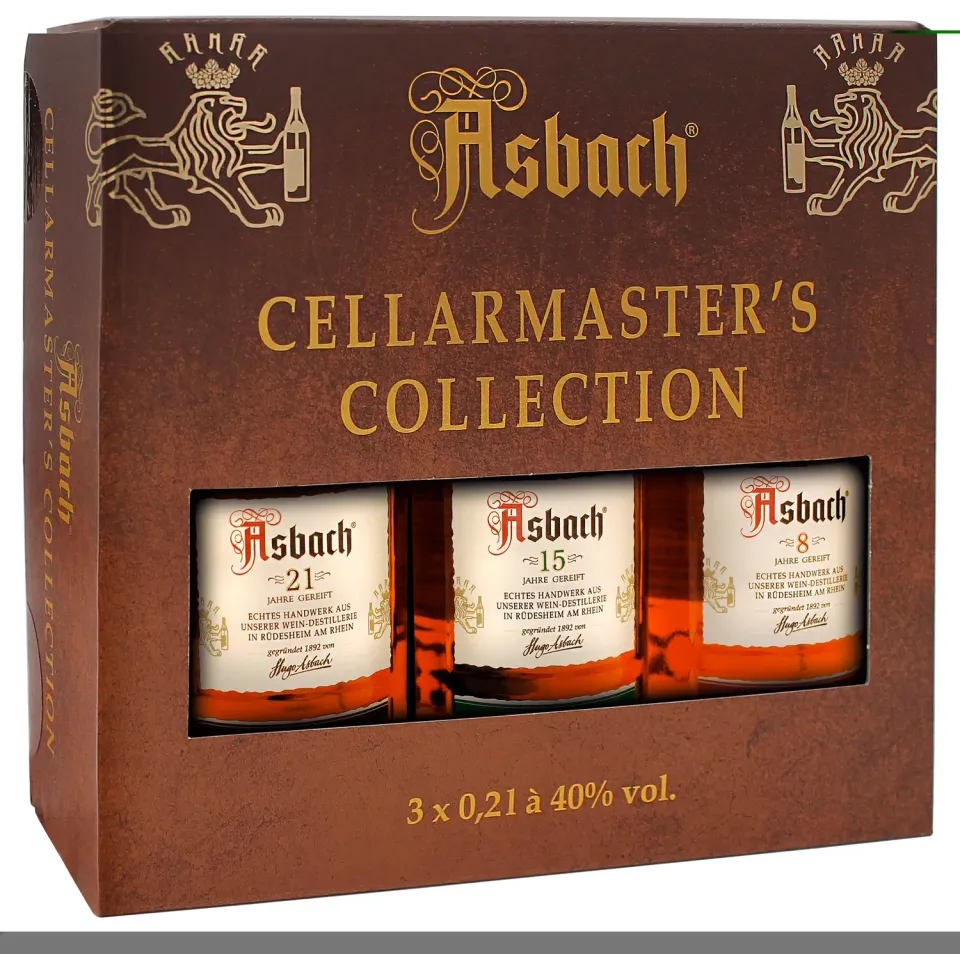 Asbach Cellarmaster Collection Weinbrand 3x0,2l Set