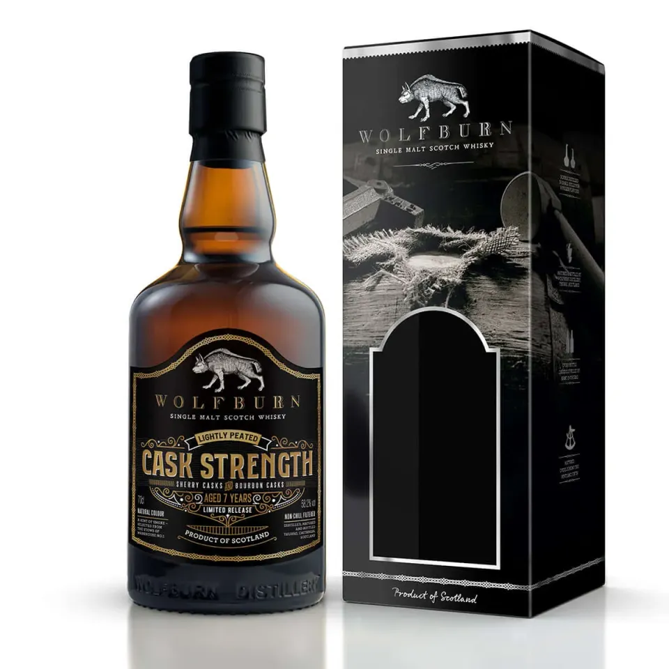 Wolfburn Cask Strength Single Malt Whisky 0,7l 58,2%