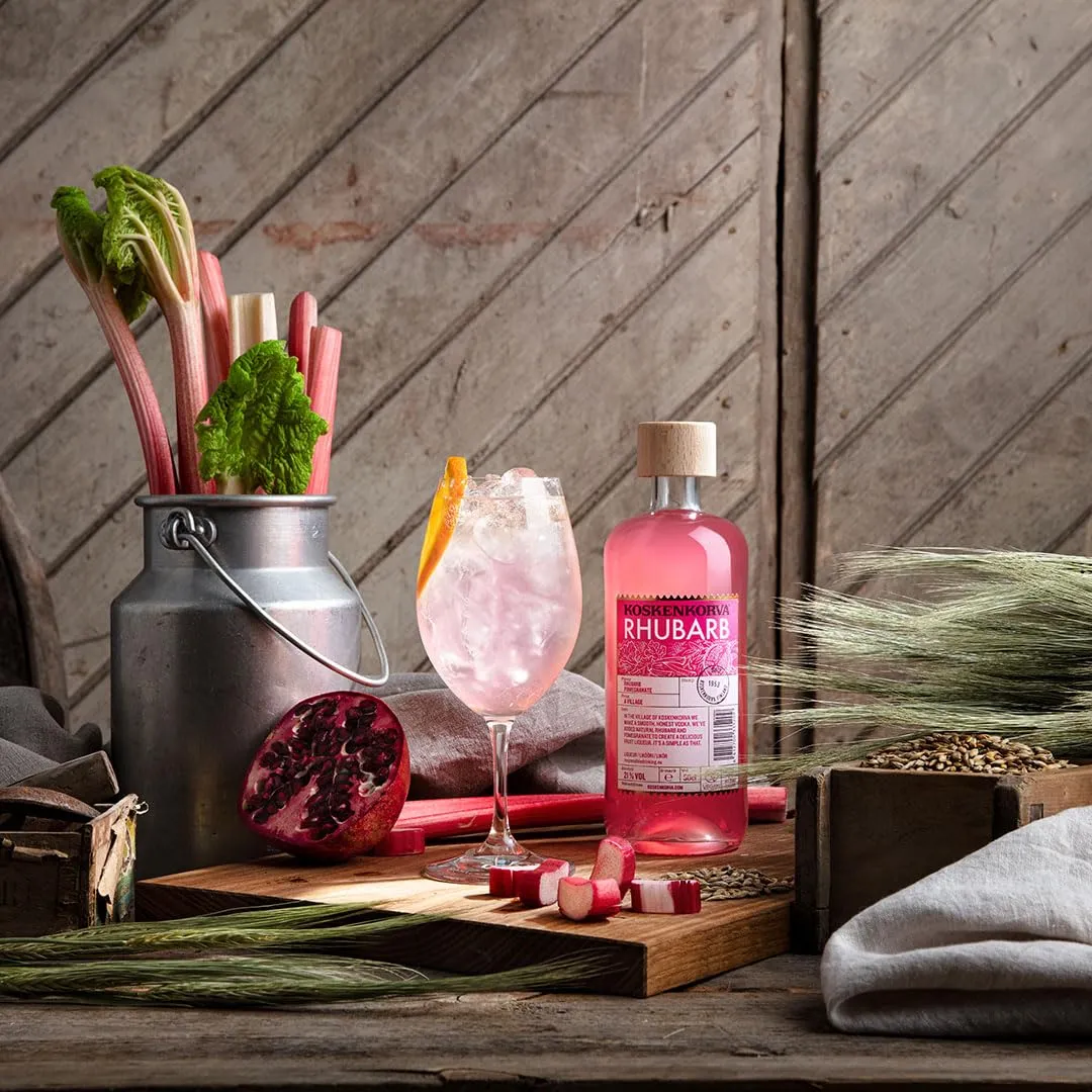 Koskenkorva Rhubarb Likör 0,5l Rhabarber