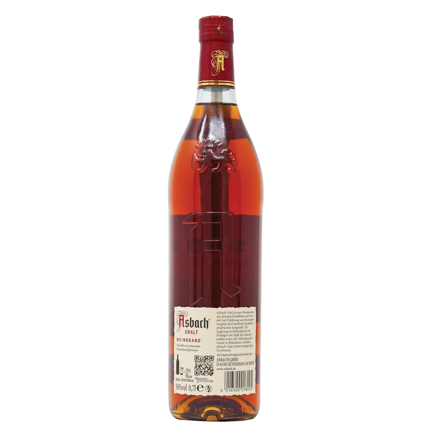Asbach Uralt Weinbrand 0,7l milde Pflaume