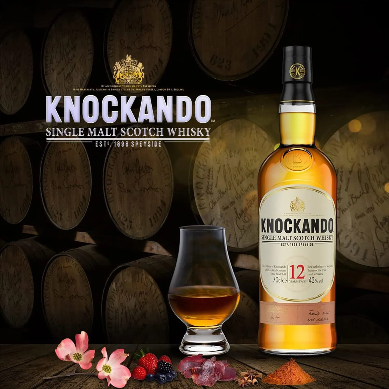 Knockando 12 Jahre Single Malt Whisky 0,7l fruchtig