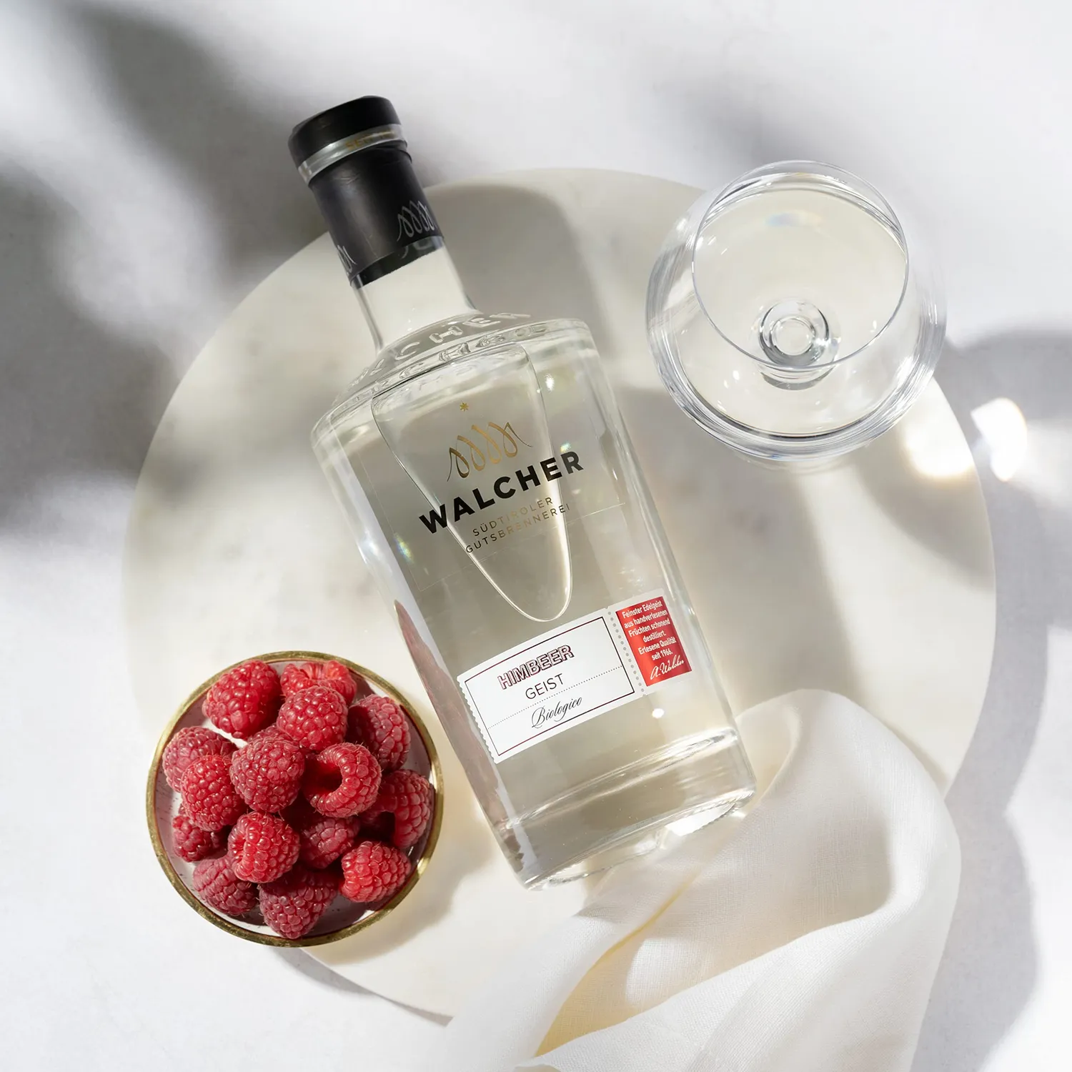 Walcher Bio Himbeergeist Obstbrand 0,7l Waldhimbeere