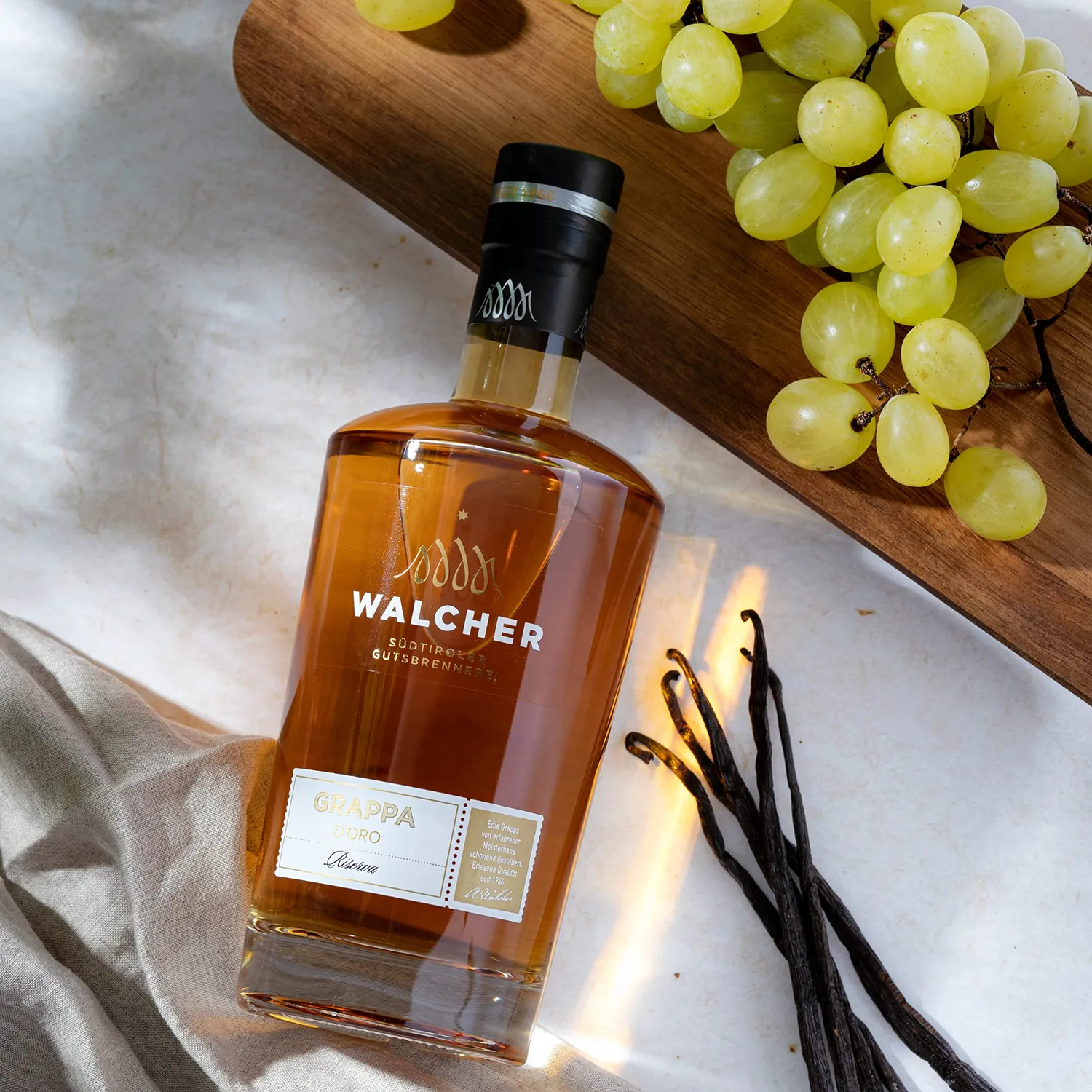 Walcher Grappa dOro Riserva Grappa 0,7 l Barrique