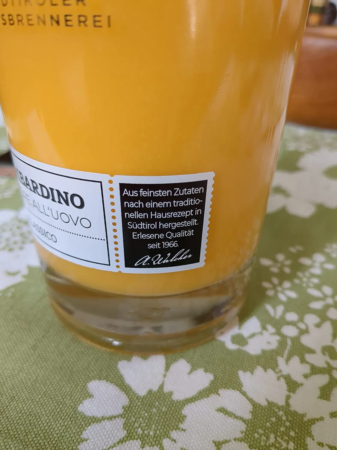 Walcher Bombardino Eierlikör mit Rum 0,7l 17%