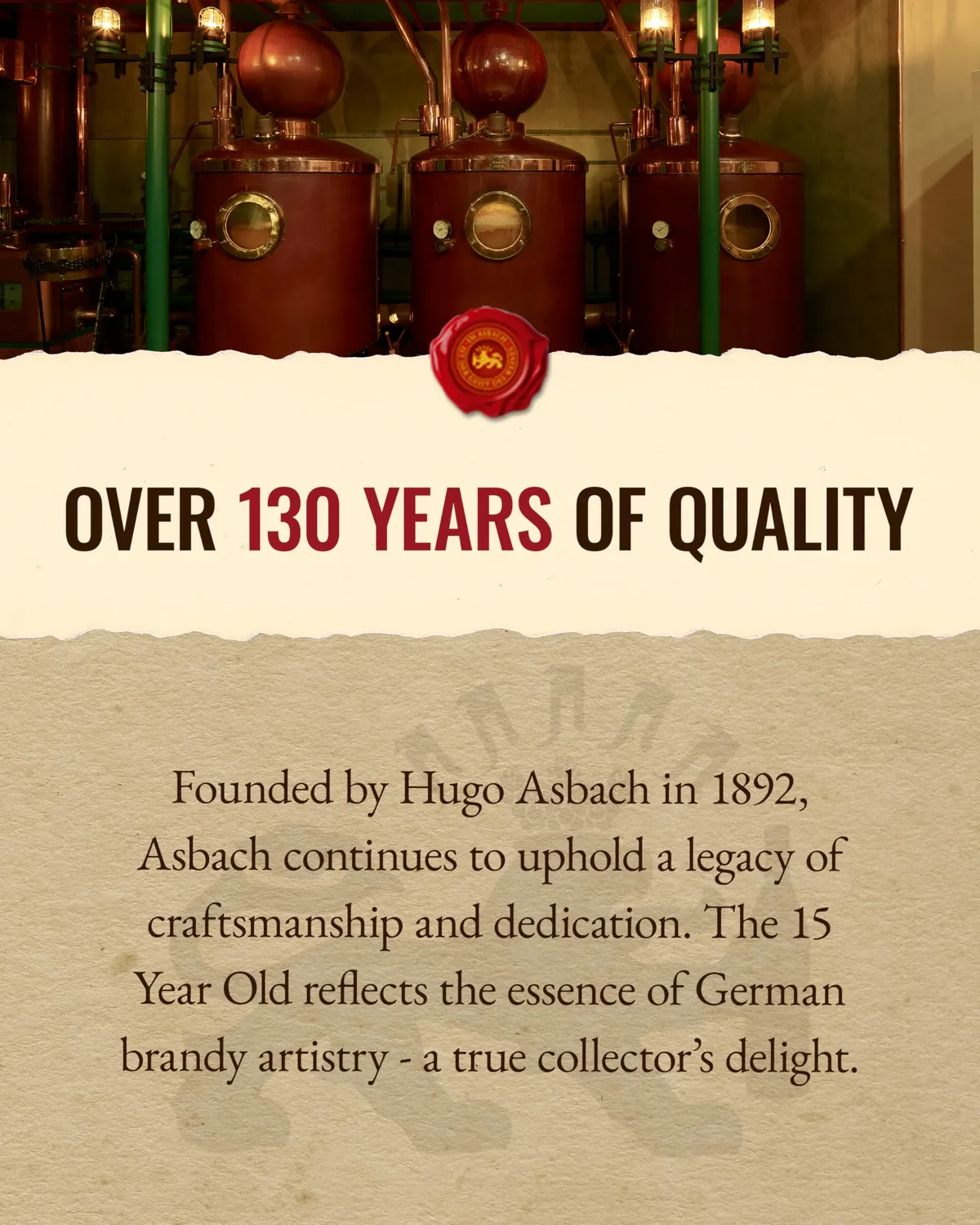 Asbach 15 Jahre Weinbrand 0,7l Geschenkbox