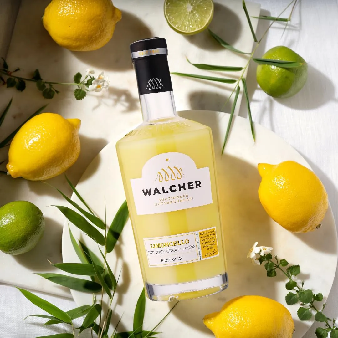 Walcher Limoncello Cream Likör 0,7l Zitrone Bio