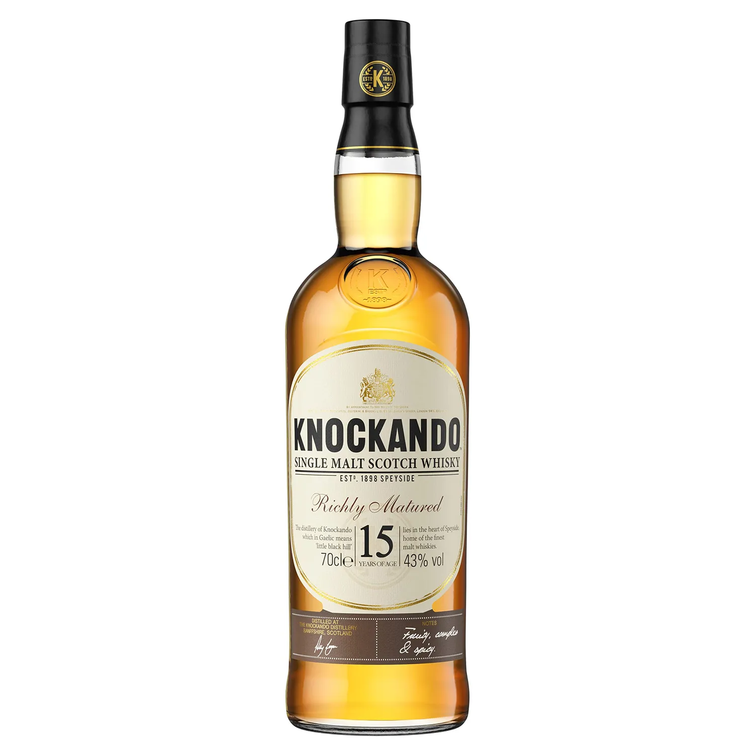 Knockando 15 Jahre Single Malt Whisky 0,7l 43%