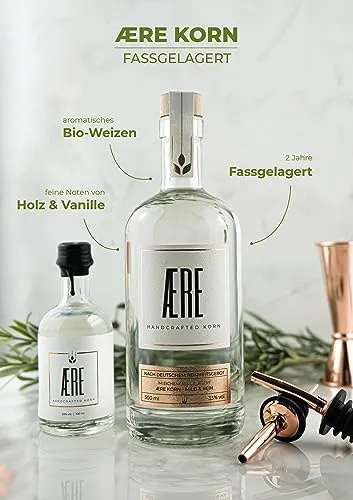 AERE Korn fassgelagert Weizenkorn 0,5l 33% mild