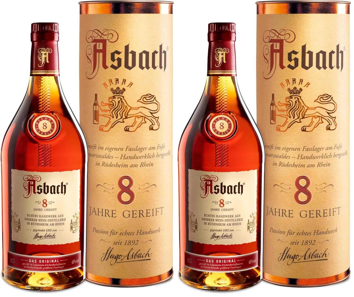 Asbach Privatbrand 8 Jahre Weinbrand 0,7l 40%