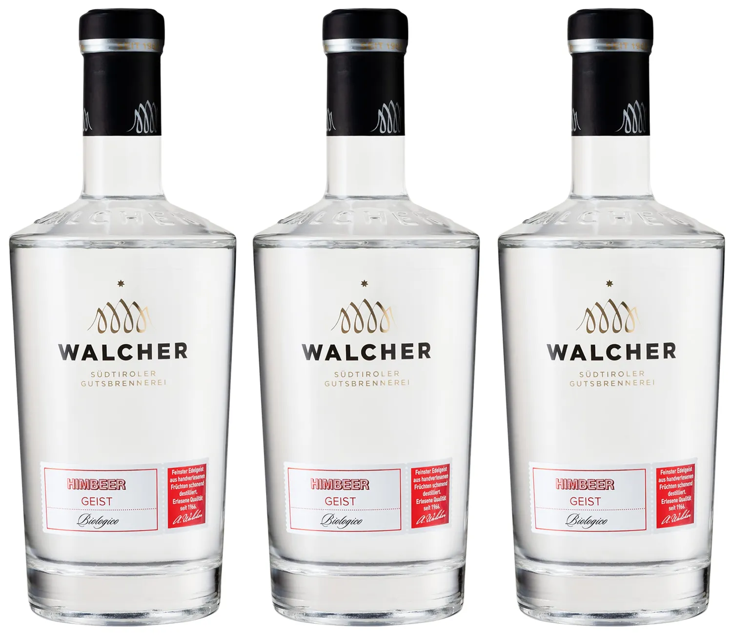 Walcher Bio Himbeergeist Obstbrand 0,7l Waldhimbeere