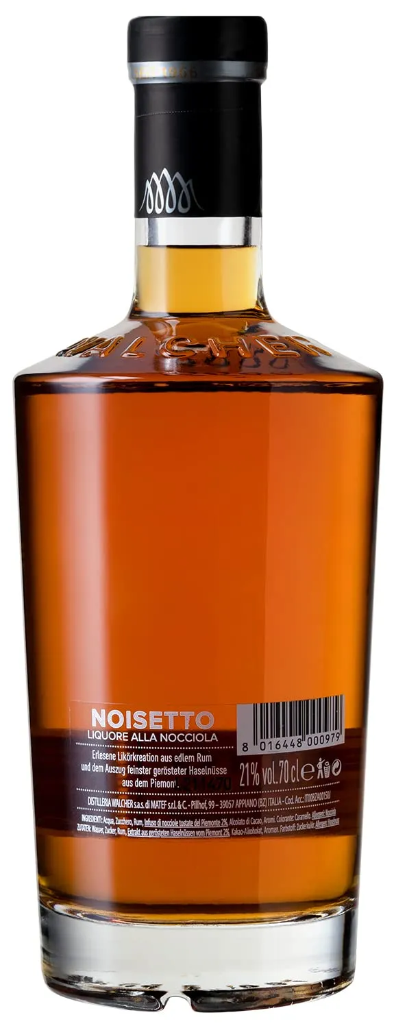 Walcher Noisetto Haselnusslikör mit Rum 0,7l