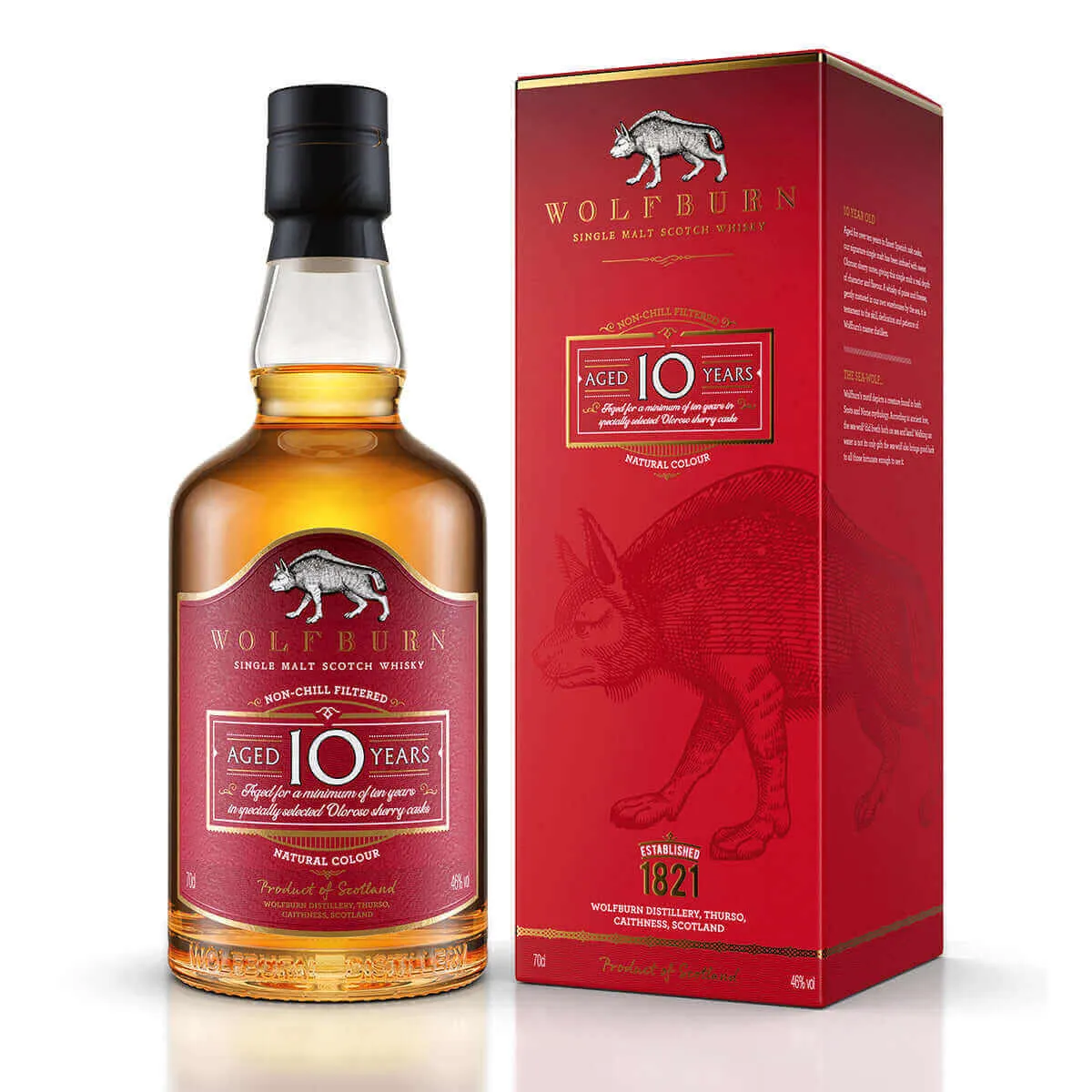 Wolfburn Mixed Case Whisky-Set 6x0,7L 46-58%