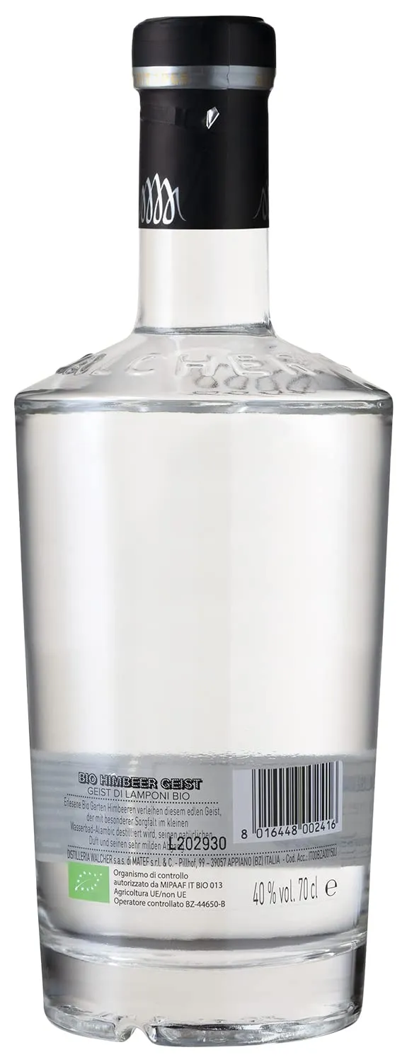 Walcher Bio Himbeergeist Obstbrand 0,7l Waldhimbeere