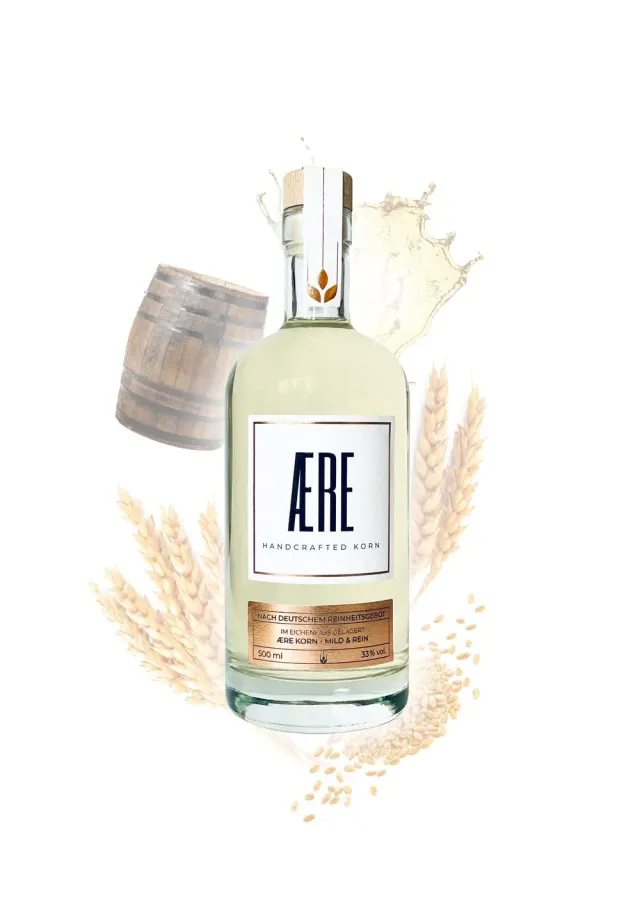 AERE Korn fassgelagert Weizenkorn 0,5l 33% mild