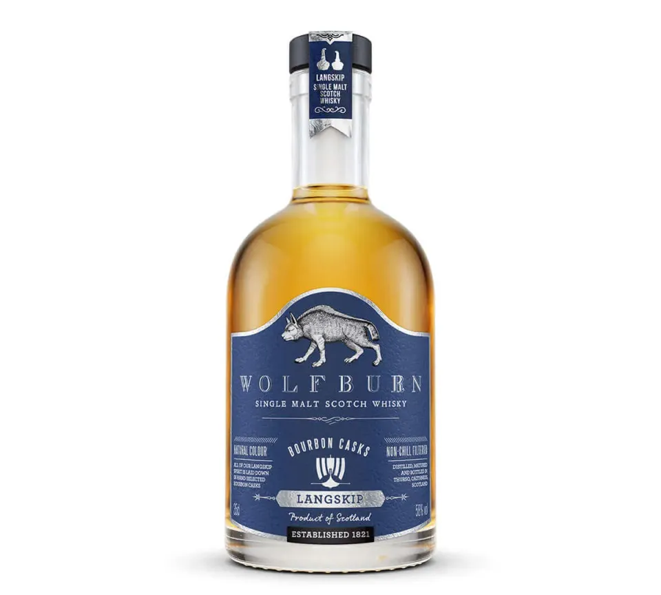 Wolfburn Langskip Single Malt Whisky 35cl Bourbon 58% vol.