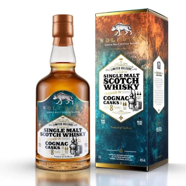 Wolfburn Cognac Cask Finish Single Malt Whisky 70cl 46%