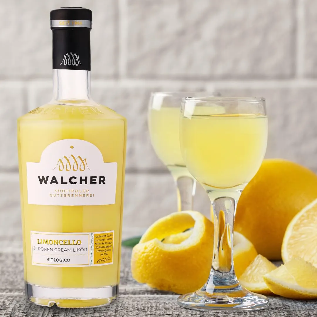 Walcher Limoncello Cream Likör 0,7l Zitrone Bio