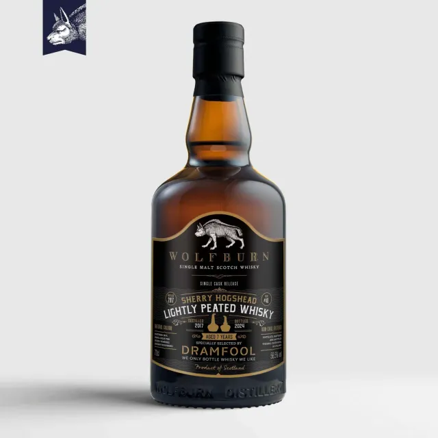 Wolfburn DramFool Peated Single Malt Whisky 70cl 56,5 %