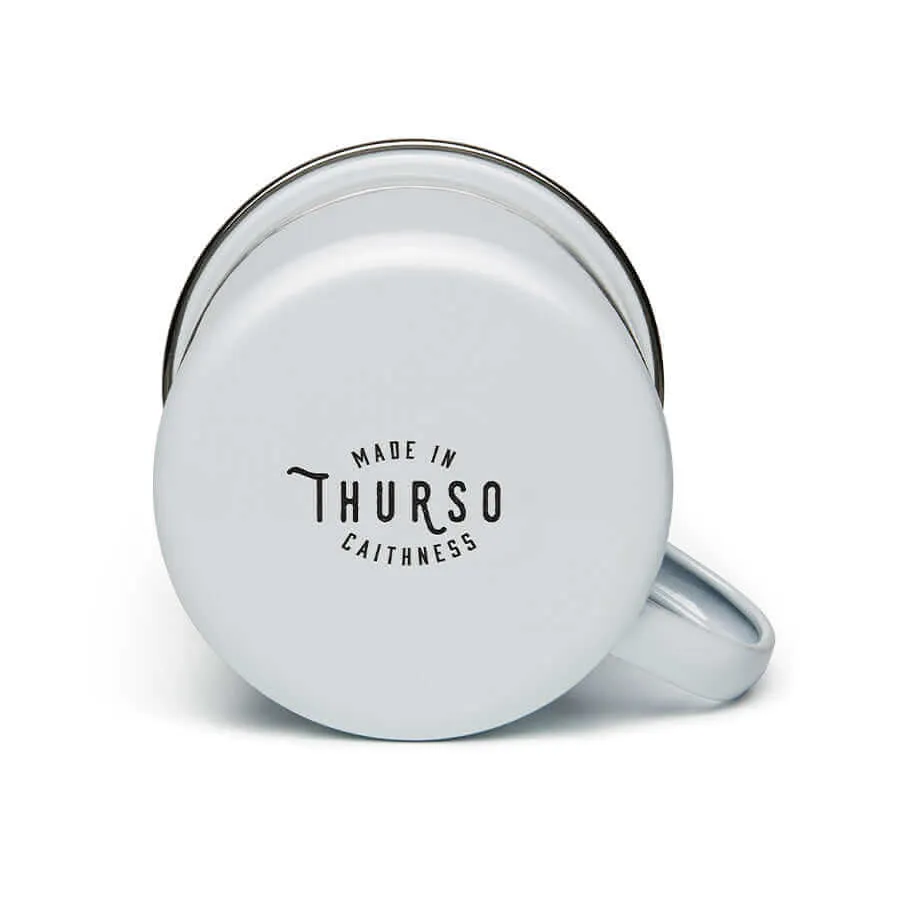 Wolfburn Fortune Favours the Brave Emaille-Tasse Weiß 11oz