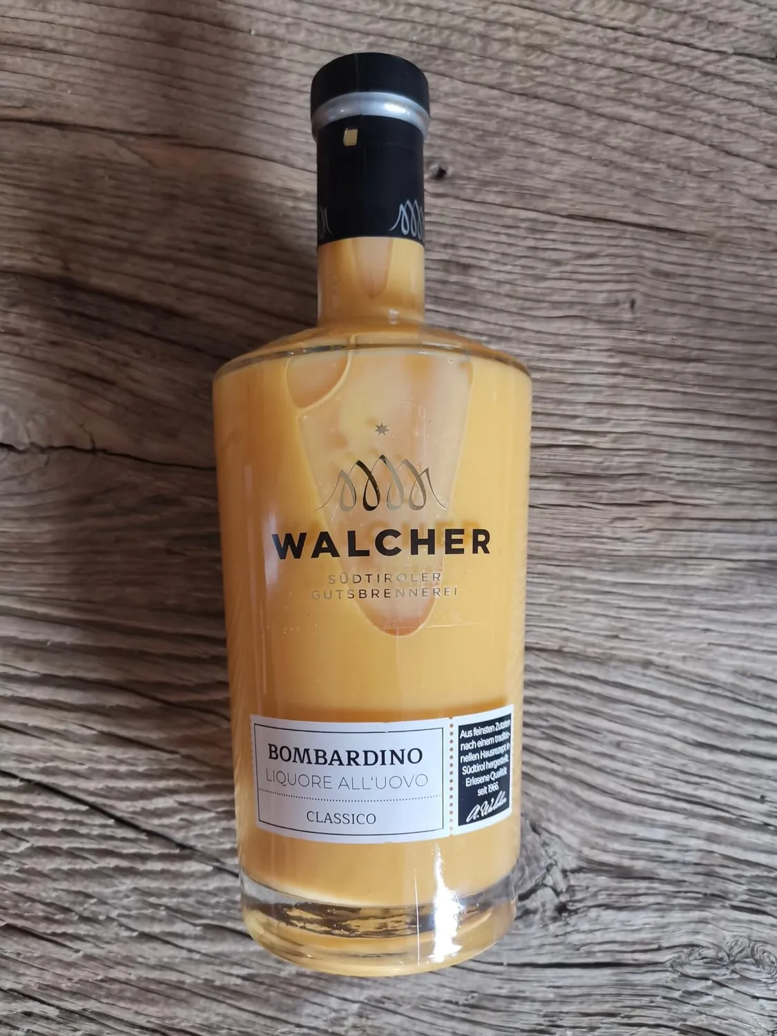 Walcher Bombardino Eierlikör mit Rum 0,7l 17%