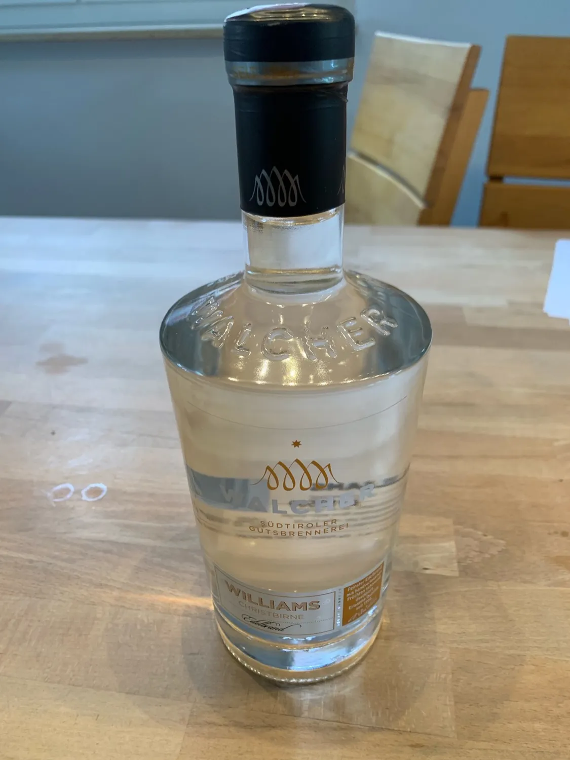 Walcher Williams Christ Edelbrand 0,7 l Birne