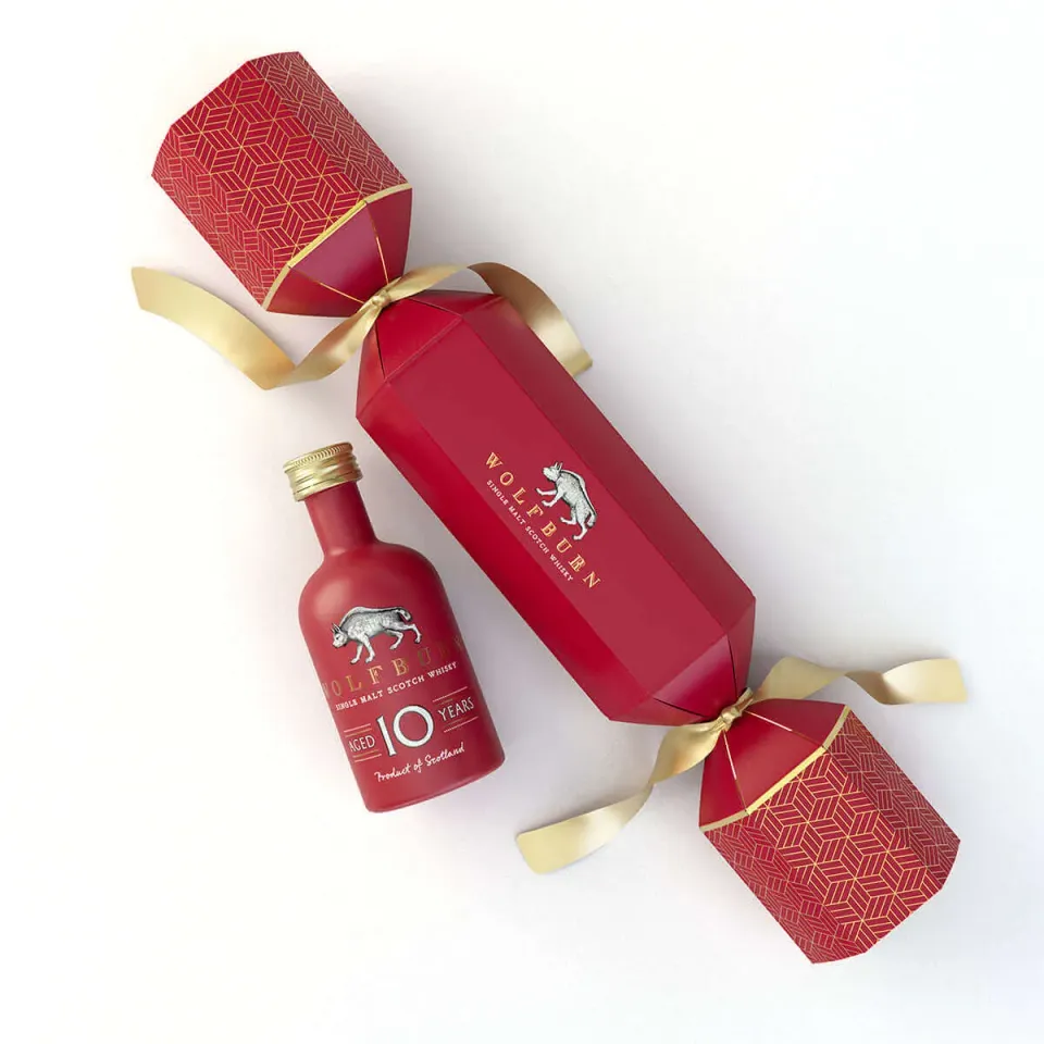 Wolfburn 10 Jahre Christmas Cracker Single Malt Whisky 5cl
