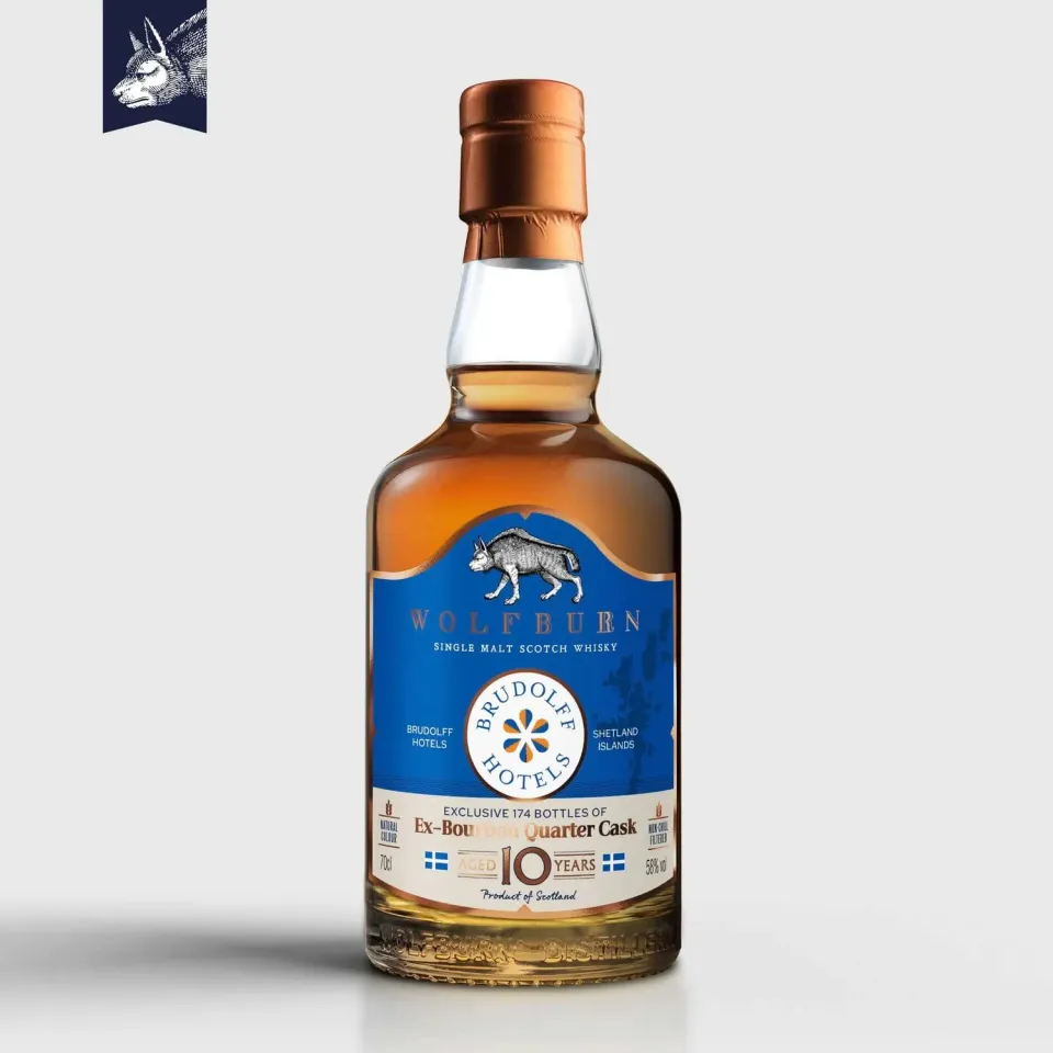 Wolfburn Brudolff Hotels Single Malt Whisky 70cl 58% Limited