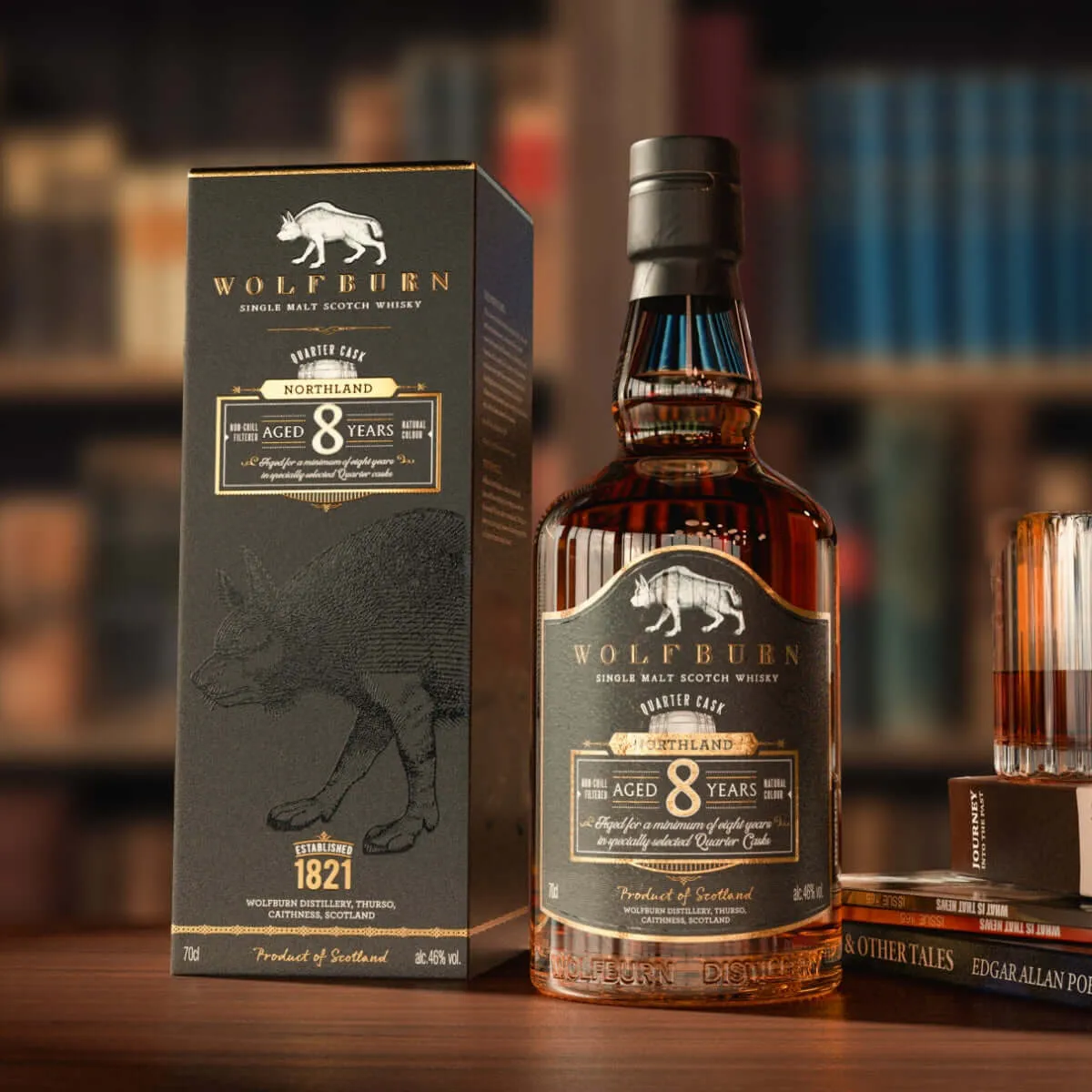 Wolfburn Northland 8 Jahre Single Malt Whisky 0,7l Quarter Cask