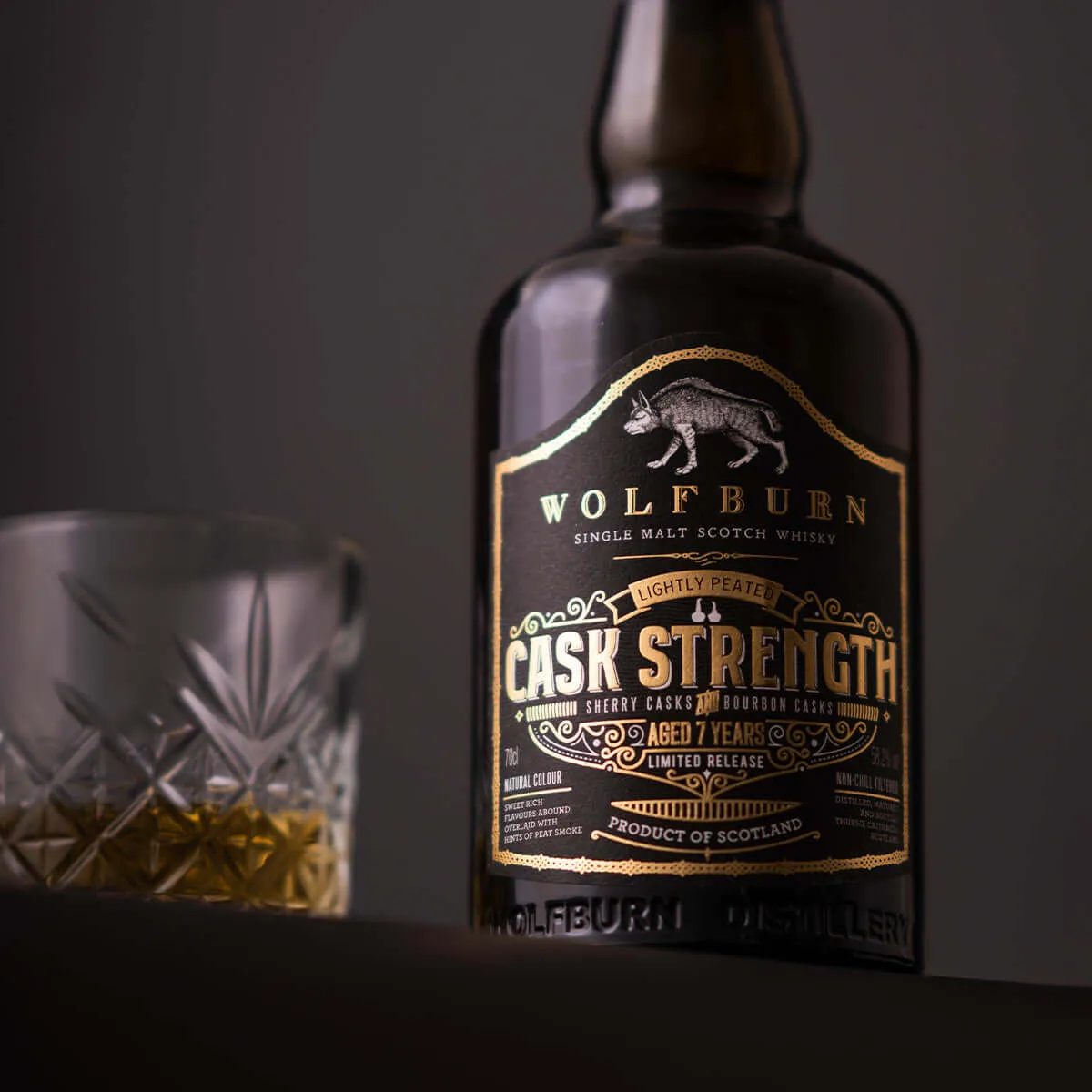 Wolfburn Cask Strength Single Malt Whisky 0,7l 58,2%