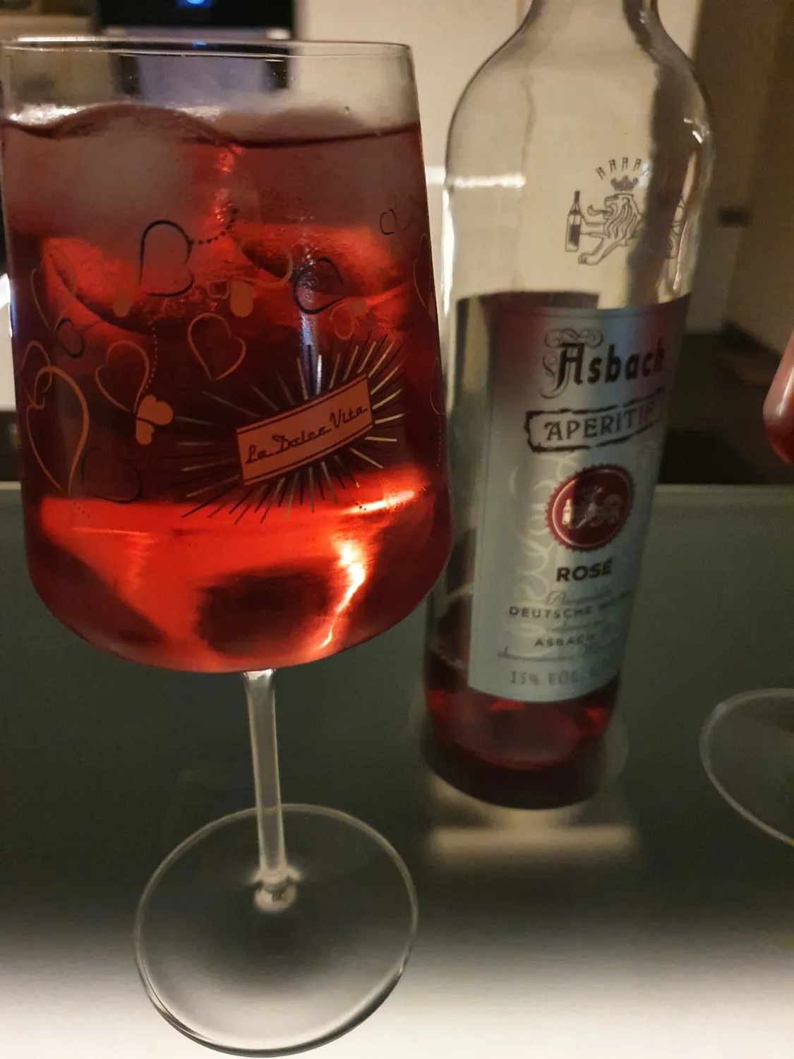 Asbach Hugo Aperitif Rosé Aperitif 0,75 l Holunderblüte