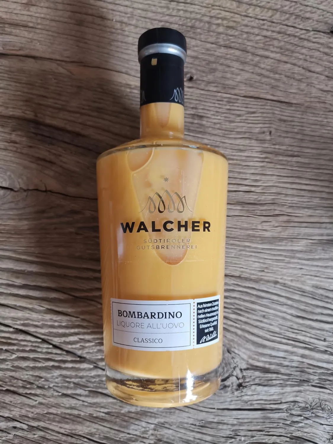 Walcher Bombardino Eierlikör mit Rum 0,7l 17%