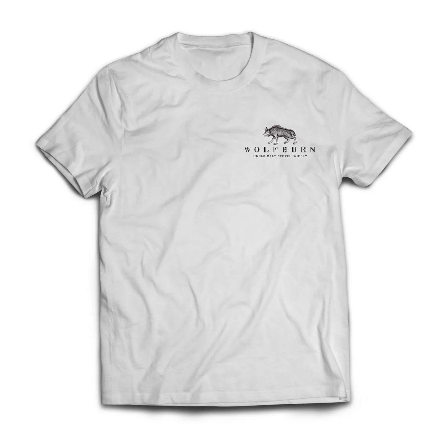 Wolfburn Fiercely Independent T-Shirt weiß Baumwolle