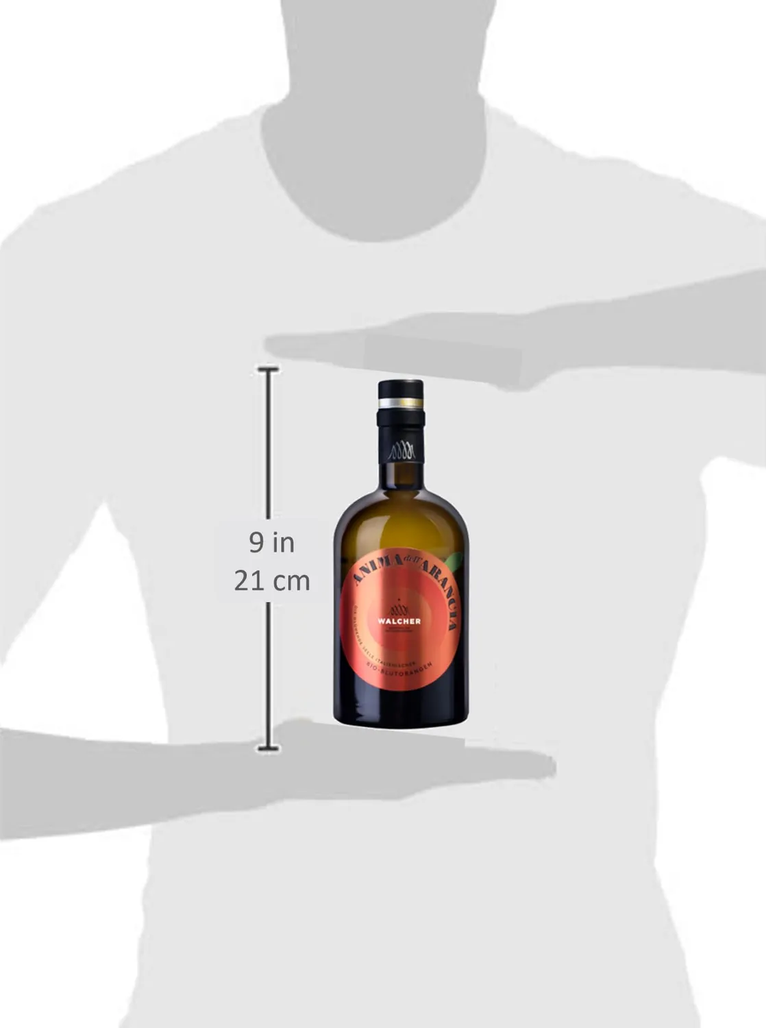 Walcher Anima D'Arancia Orangenlikör 40% 0,5L Bio