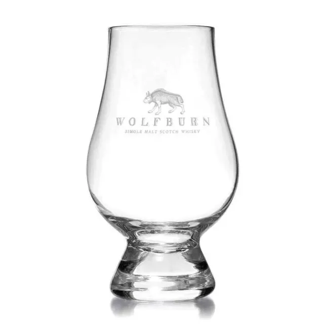 Wolfburn Glencairn Whiskyglas mit Logo