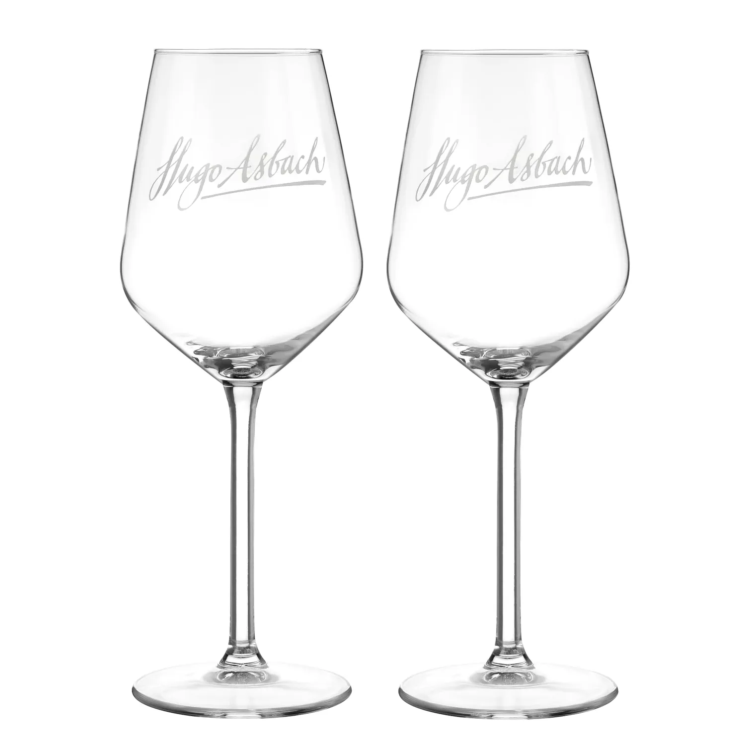 Asbach Hugo Aperitif Rosé Set 0,75l mit 2 Gläsern