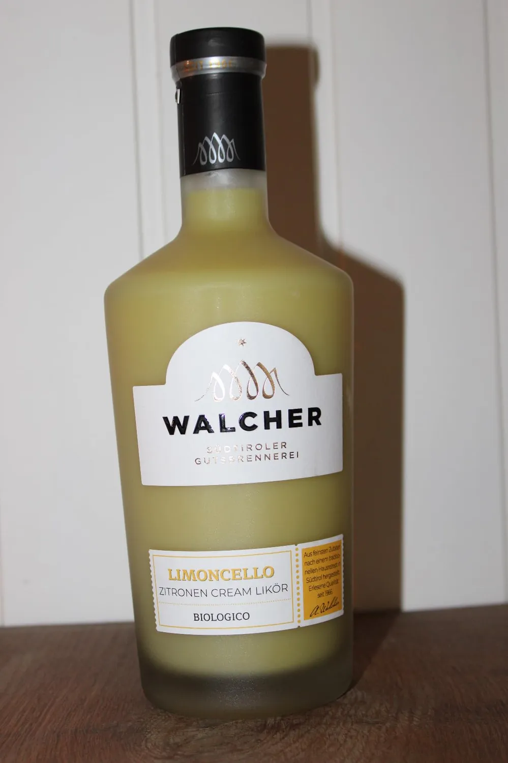 Walcher Limoncello Cream Likör 0,7l Zitrone Bio