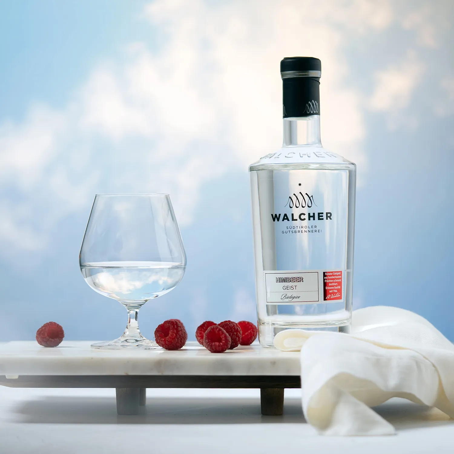 Walcher Bio Himbeergeist Obstbrand 0,7l Waldhimbeere