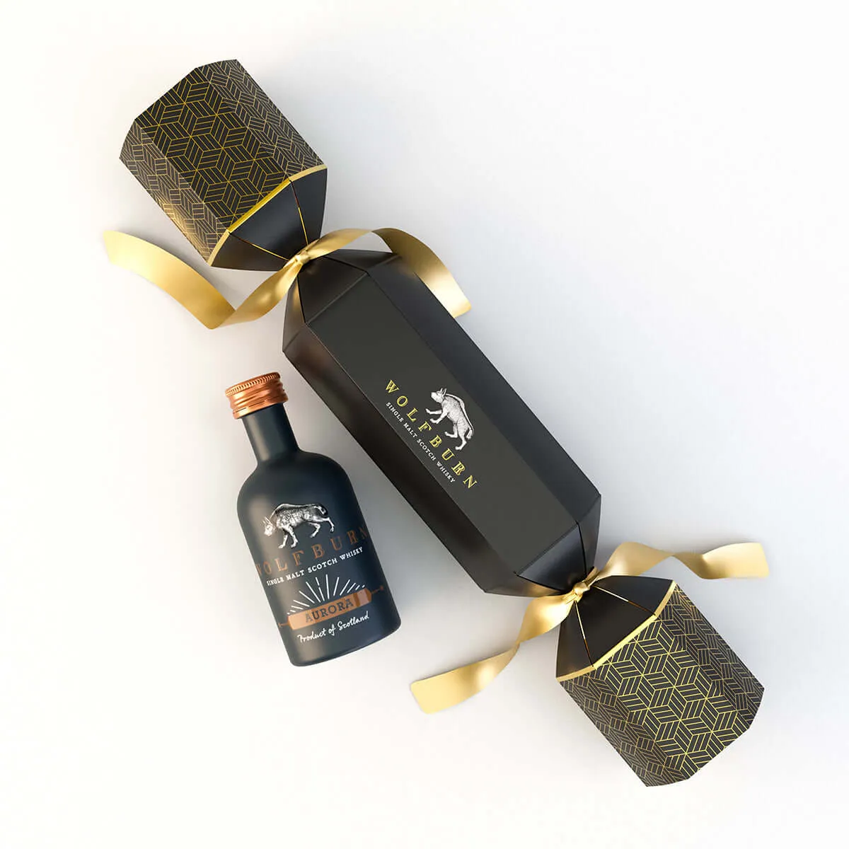 Wolfburn Black Luxury Christmas Crackers Whisky 6x 5cl Single Malt
