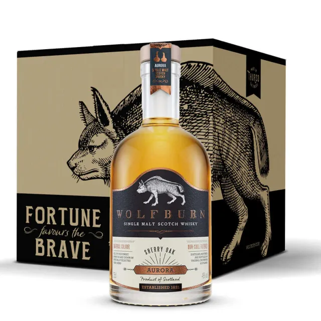 Wolfburn Aurora Single Malt Whisky 6 x 35 cl 46 % Sherry