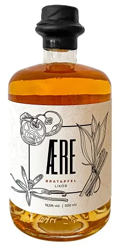 AERE Bratapfellikör Zimt Likör 0,5l 19,5% Apfel