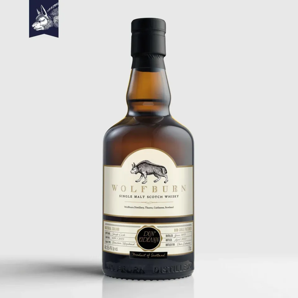 Wolfburn Dun-Eideann Bourbon Cask Whisky 70cl 55,4%