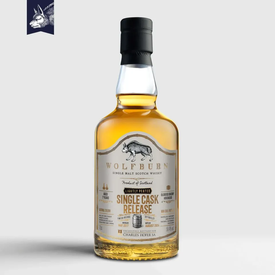 Wolfburn Charles Hofer Single Malt Whisky 0,7L 58,4% Fassstärke