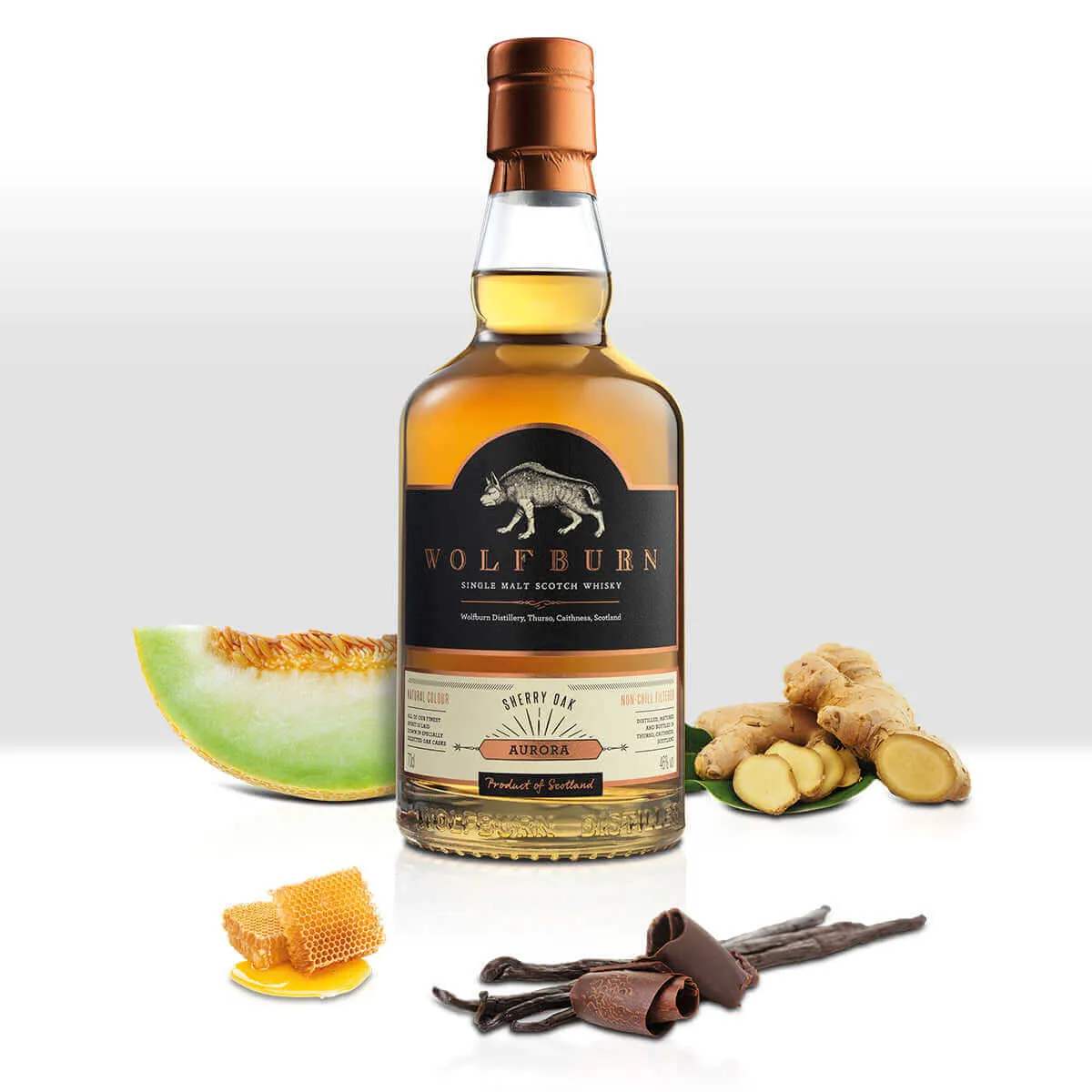 Wolfburn Aurora Single Malt Whisky 0,7l Sherryfass